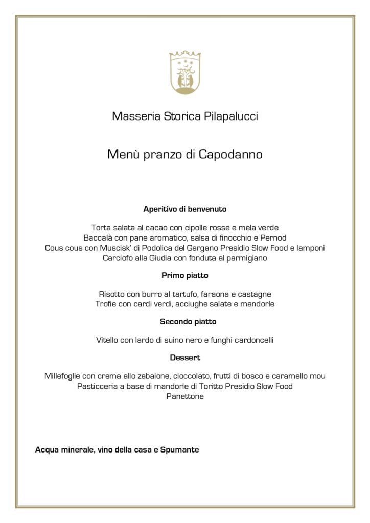 Pranzo di Capodanno